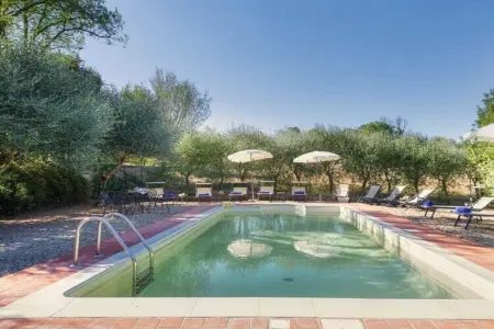 Villa La Meridiana - Toscane, piscine et vue collines : photo 3