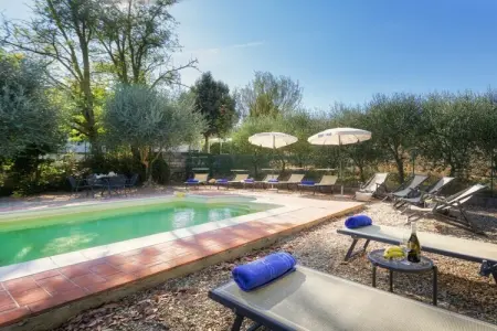 Villa La Meridiana - Toscane, piscine et vue collines : photo 5