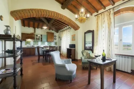 Villa La Meridiana - Toscane, piscine et vue collines : photo 13