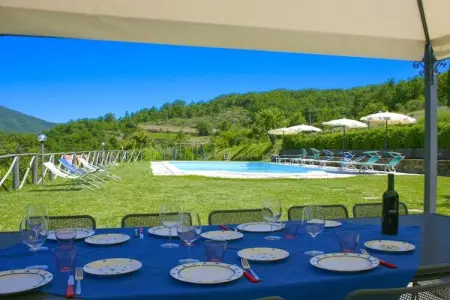 Villa Borgo Antico, 7 chambres avec piscine à Cortona : photo 11