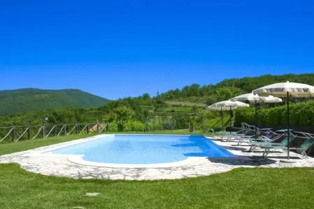 Villa Borgo Antico, 7 chambres avec piscine à Cortona : photo 35