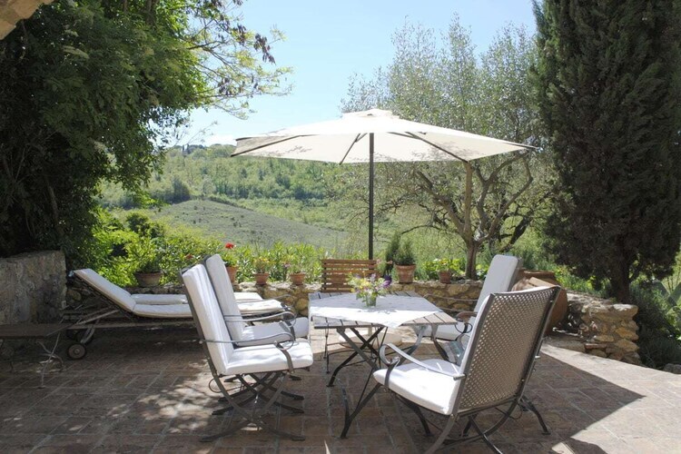 Maison toscane 6 pers. à San Gimignano, oliviers et terrasse - Photo 2