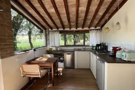 Casa Piccola à Ville di Corsano, 35 m² avec terrasse sur étang : photo 16