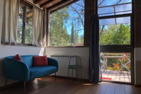 Casa Piccola à Ville di Corsano, 35 m² avec terrasse sur étang : photo 18