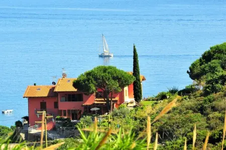 Maison Cavallina à Seccheto : vue mer et jardin