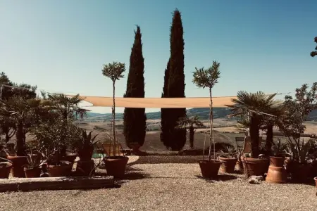 Maison toscane avec terrasse vue campagne à Morrona : photo 1