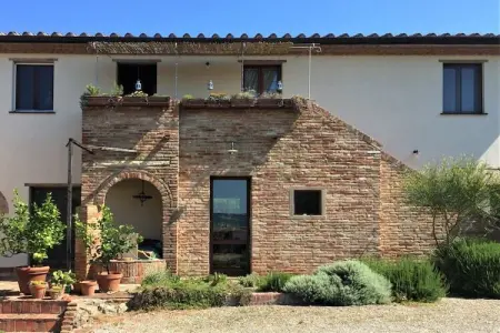 Maison toscane avec terrasse vue campagne à Morrona : photo 2
