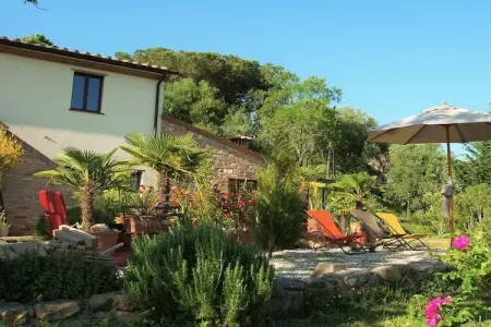 Maison toscane avec terrasse vue campagne à Morrona : photo 6