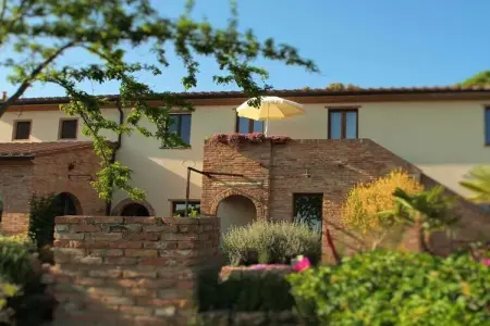 Maison toscane avec terrasse vue campagne à Morrona : photo 7