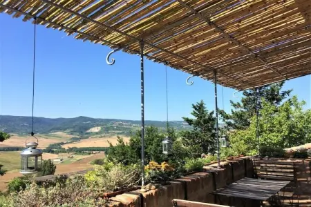 Maison toscane avec terrasse vue campagne à Morrona : photo 9