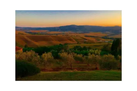Maison toscane avec terrasse vue campagne à Morrona : photo 15