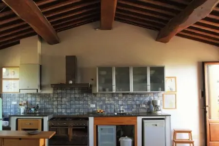 Maison toscane avec terrasse vue campagne à Morrona : photo 17