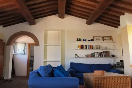 Maison toscane avec terrasse vue campagne à Morrona : photo 18