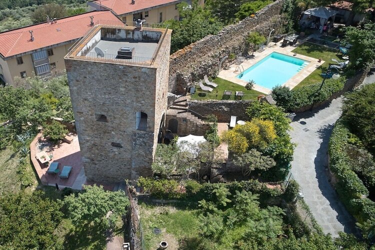 Maison-tour médiévale avec piscine à Montepescali - Photo 7