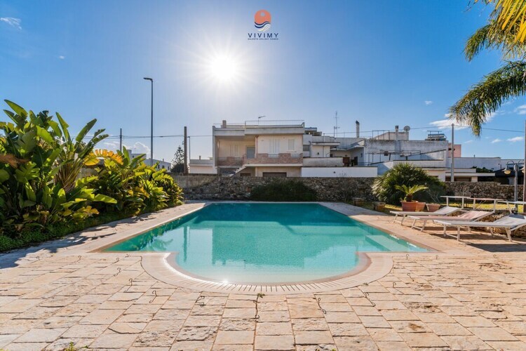 Villa Alida à Andrano : piscine et jardin pour 7 personnes - Photo 3