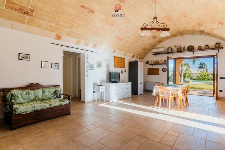 Villa Alida à Andrano : piscine et jardin pour 7 personnes - Photo 8