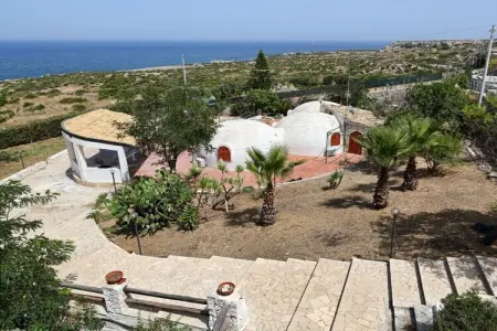 Maison igloo climatisée avec vue mer à Siracusa : photo 7