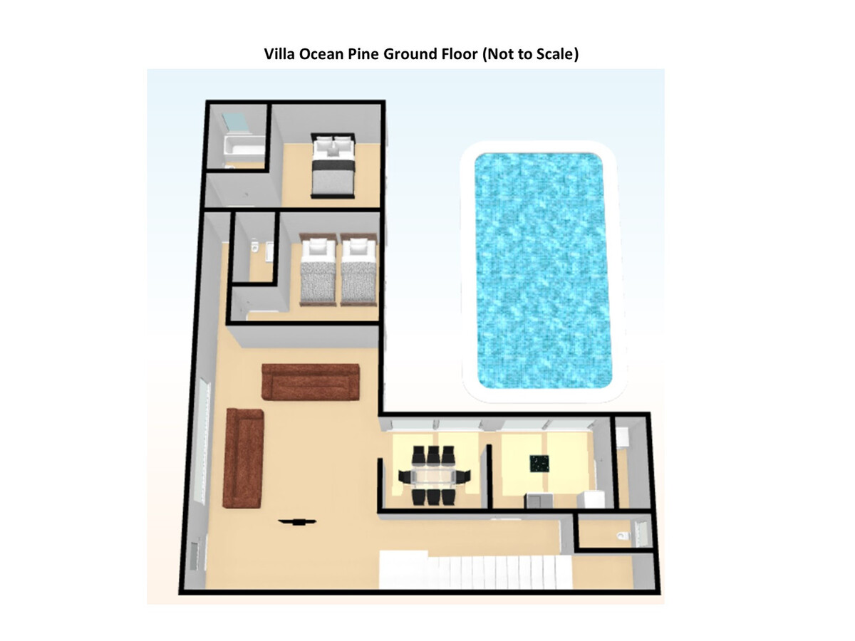 Villa Ocean Pine, 4 chambres piscine privée vue mer - Photo 33