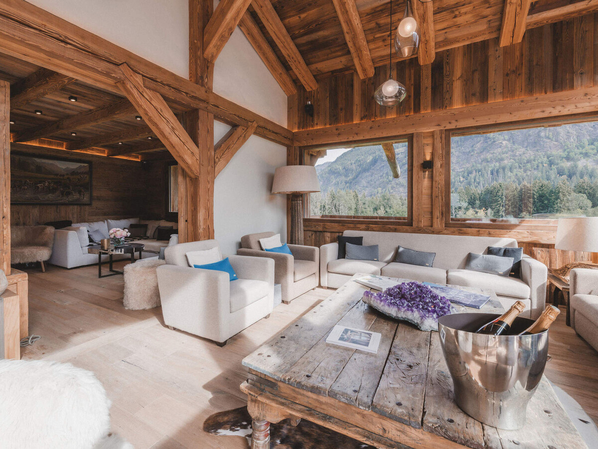 Chalet avec piscine, animaux OK, vue Mont-Blanc - 11 pers. - Photo 2