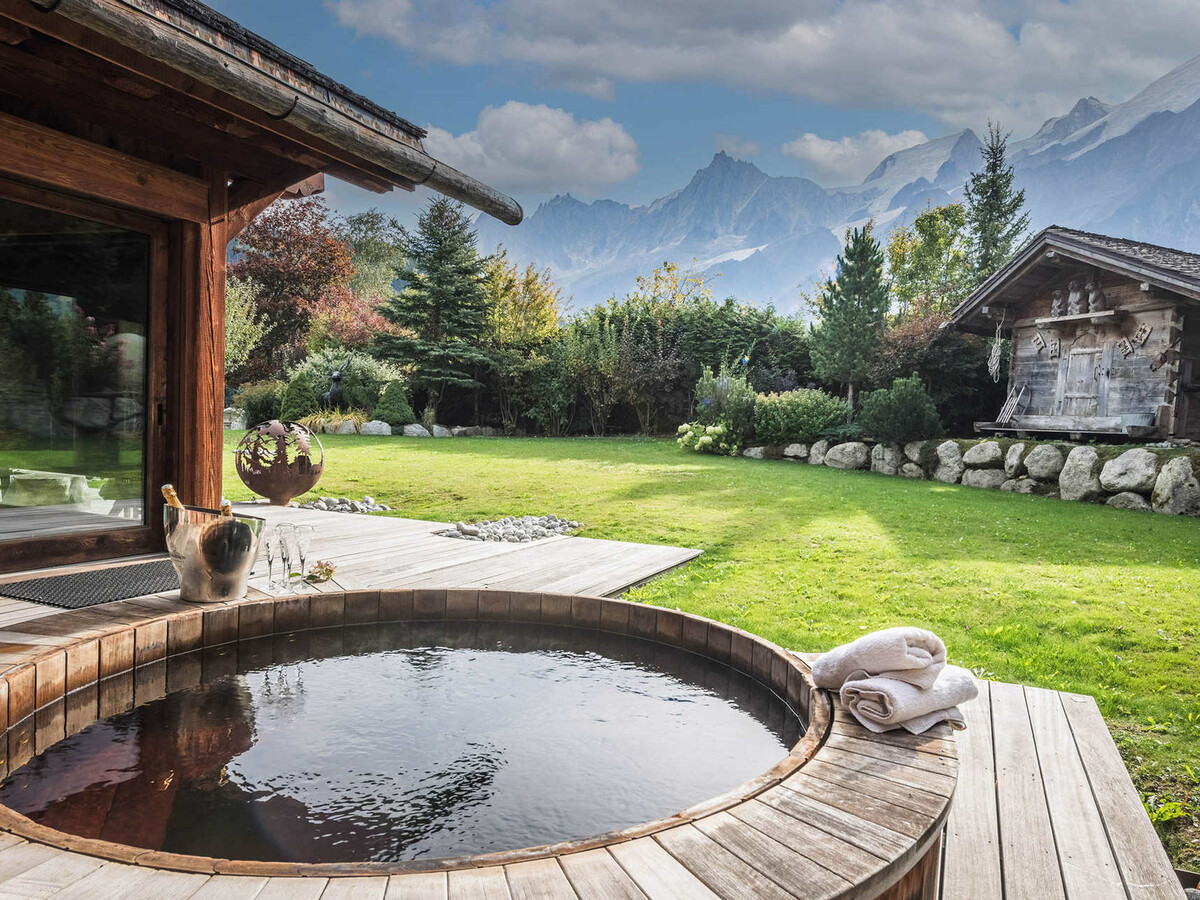 Chalet avec piscine, animaux OK, vue Mont-Blanc - 11 pers. - Photo 14