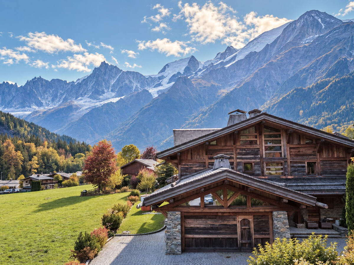 Chalet avec piscine, animaux OK, vue Mont-Blanc - 11 pers. - Photo 18