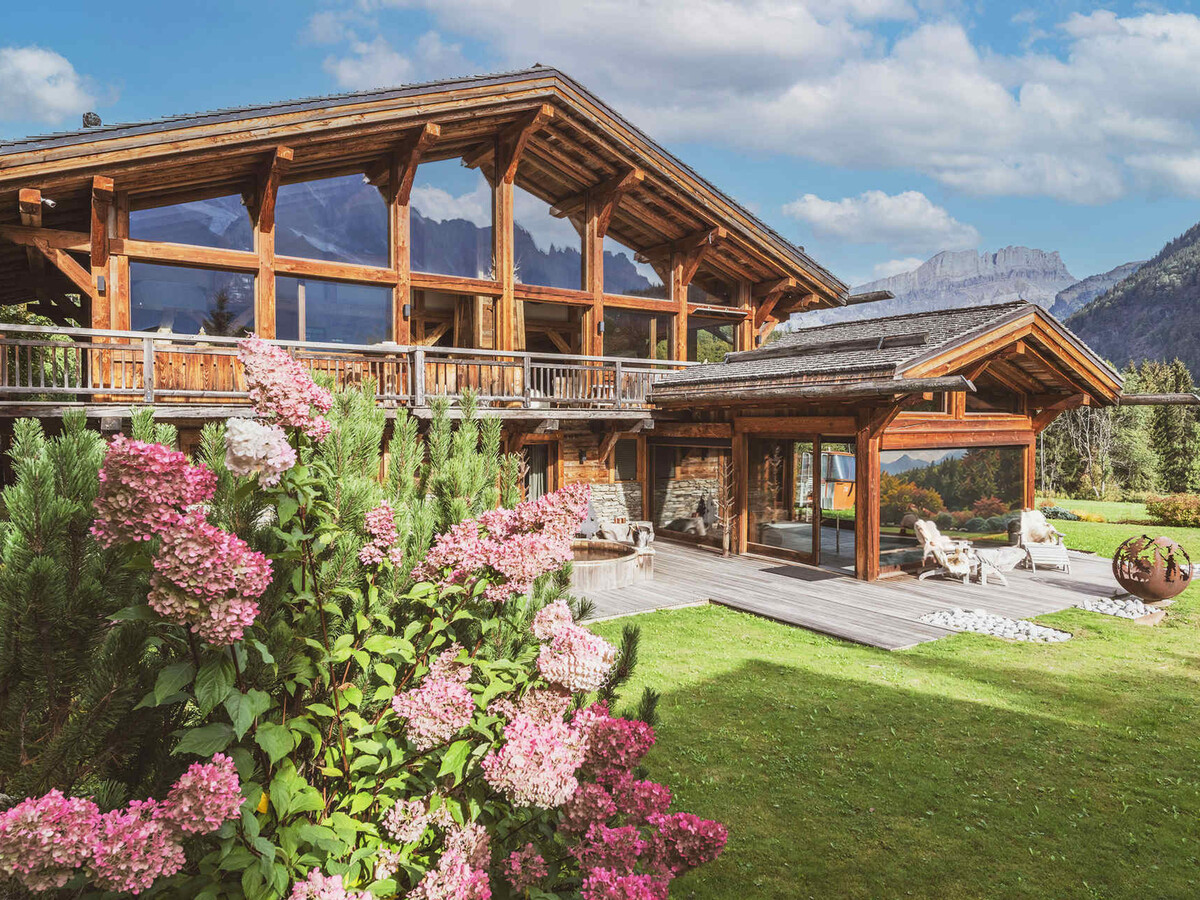 Chalet avec piscine, animaux OK, vue Mont-Blanc - 11 pers. - Photo 19
