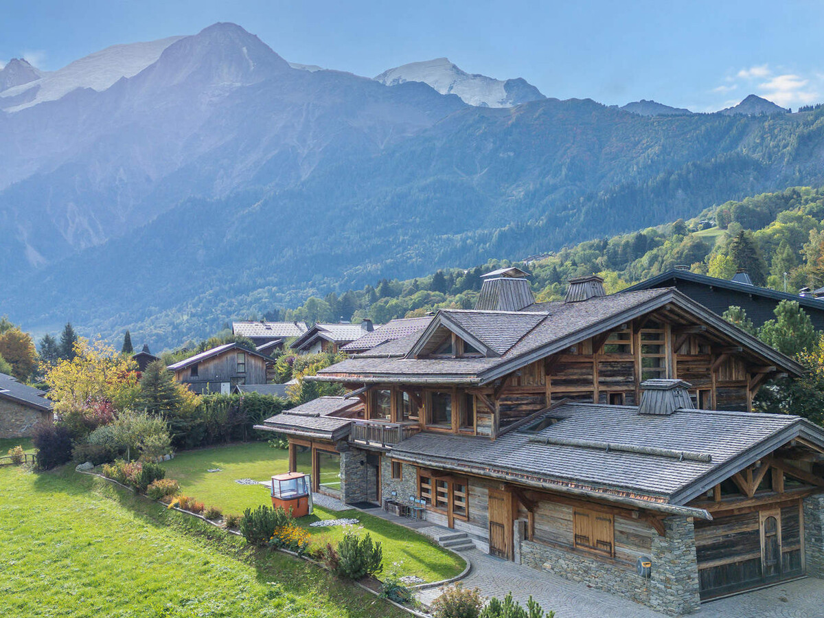 Chalet avec piscine, animaux OK, vue Mont-Blanc - 11 pers. - Photo 21