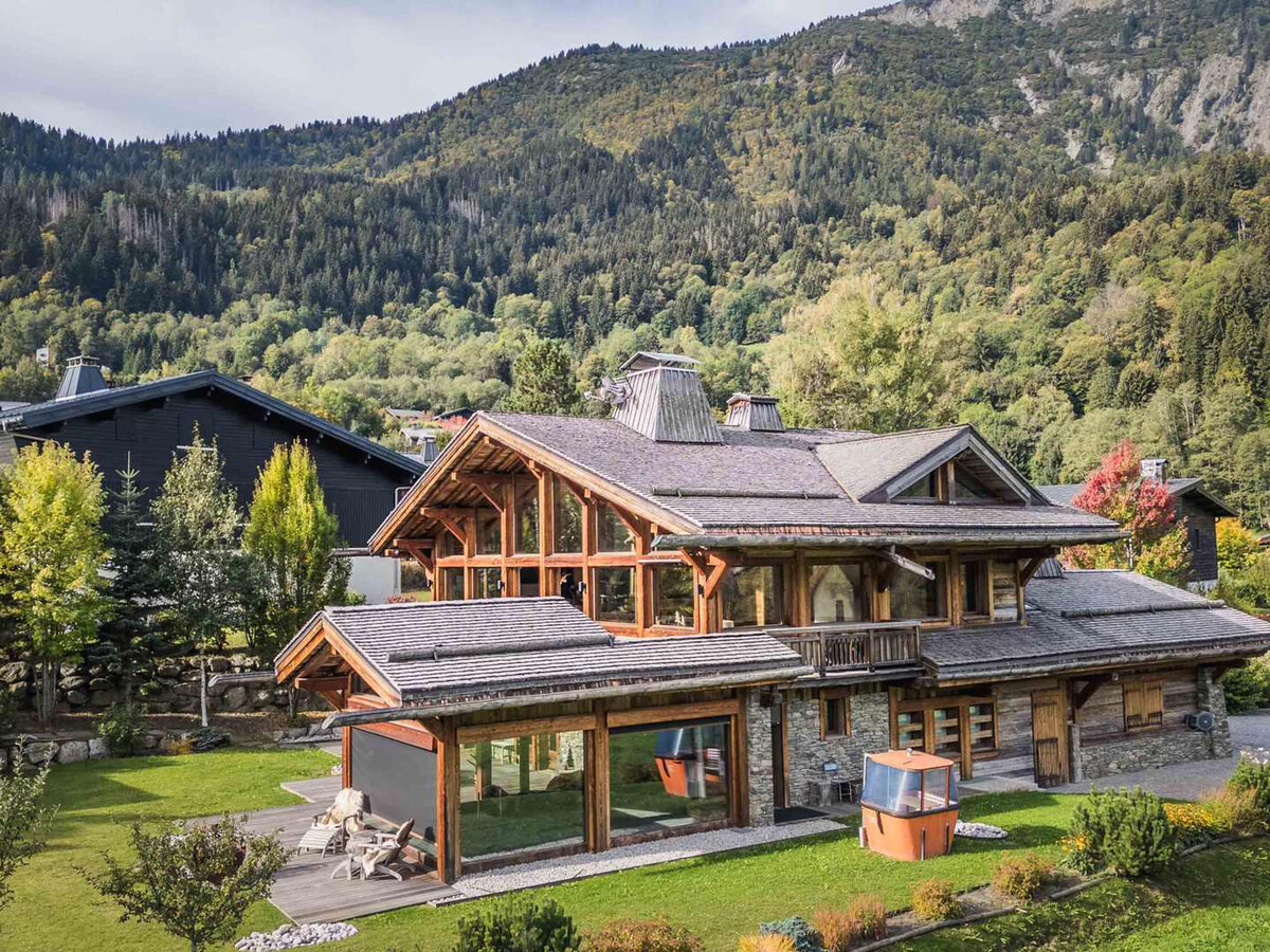 Chalet avec piscine, animaux OK, vue Mont-Blanc - 11 pers. - Photo 22