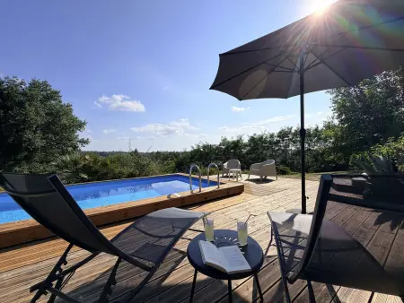 La Colline Haute, maison piscine privée à Sagelat : photo 24