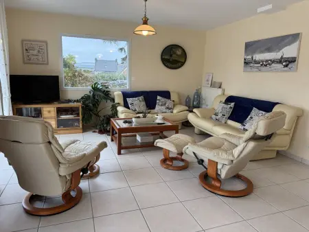 Maison 7 personnes, jardin clos, 600m de la mer : photo 2