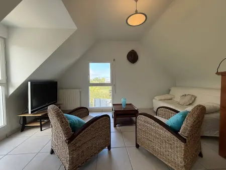 Maison 7 personnes, jardin clos, 600m de la mer : photo 5