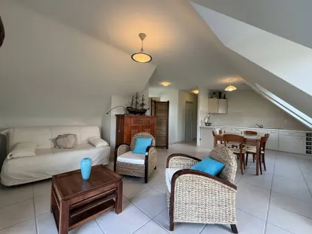 Maison 7 personnes, jardin clos, 600m de la mer : photo 15