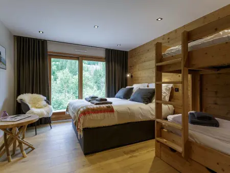 Chalet 5 étoiles Morzine, jacuzzi et sauna, 5 chambres : photo 15