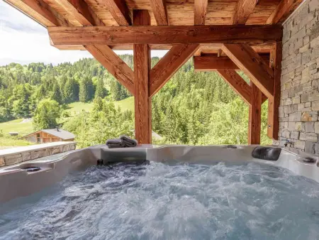 Chalet 5 étoiles Morzine, jacuzzi et sauna, 5 chambres : photo 17