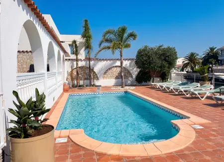 Villa Grand Canal à Empuriabrava : piscine chauffable, amarre privée : photo 15