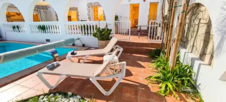 Villa Grand Canal à Empuriabrava : piscine chauffable, amarre privée : photo 18