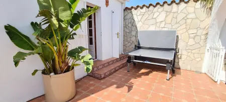 Villa Grand Canal à Empuriabrava : piscine chauffable, amarre privée : photo 49