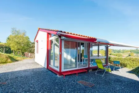 Bungalow 50 m² avec piscine partagée et vue montagne à Hasparren : photo 6
