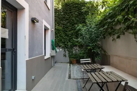 Chambre privée Madrid – Kitchenette et terrasse partagée : photo 17