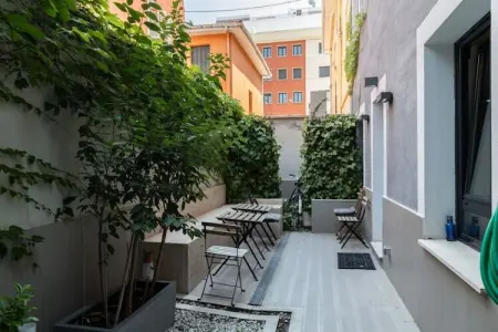 Chambre privée Madrid – Kitchenette et terrasse partagée : photo 18
