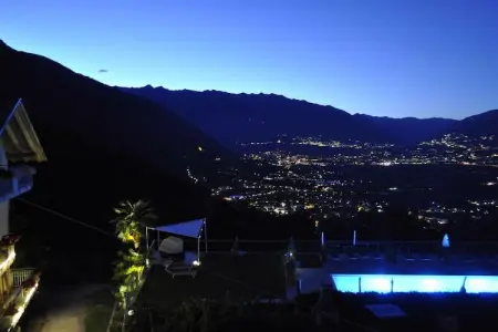 Maison Himmelreich à Lana, 3 balcons et piscine : photo 5