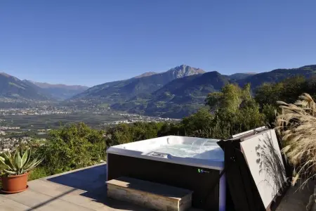 Maison Himmelreich à Lana, 3 balcons et piscine : photo 7