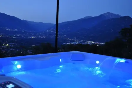 Maison Himmelreich à Lana, 3 balcons et piscine : photo 8