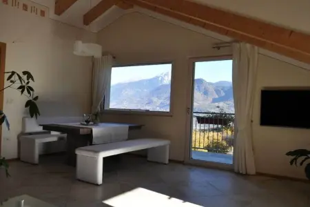 Maison Himmelreich à Lana, 3 balcons et piscine : photo 21