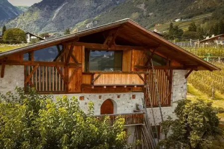 Maison de vacances à Algund avec étang de baignade : photo 12