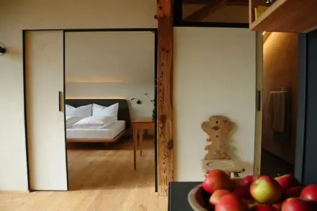 Maison de vacances à Algund avec étang de baignade : photo 21