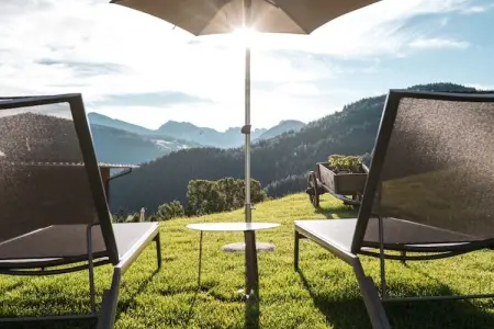 Chalet bio Marebbe : 2 chambres, spa et potager : photo 4