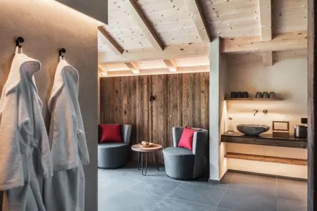 Chalet bio Marebbe : 2 chambres, spa et potager : photo 20