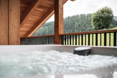 Chalet bio Marebbe : 2 chambres, spa et potager : photo 22