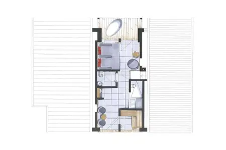 Chalet bio Marebbe : 2 chambres, spa et potager : photo 32